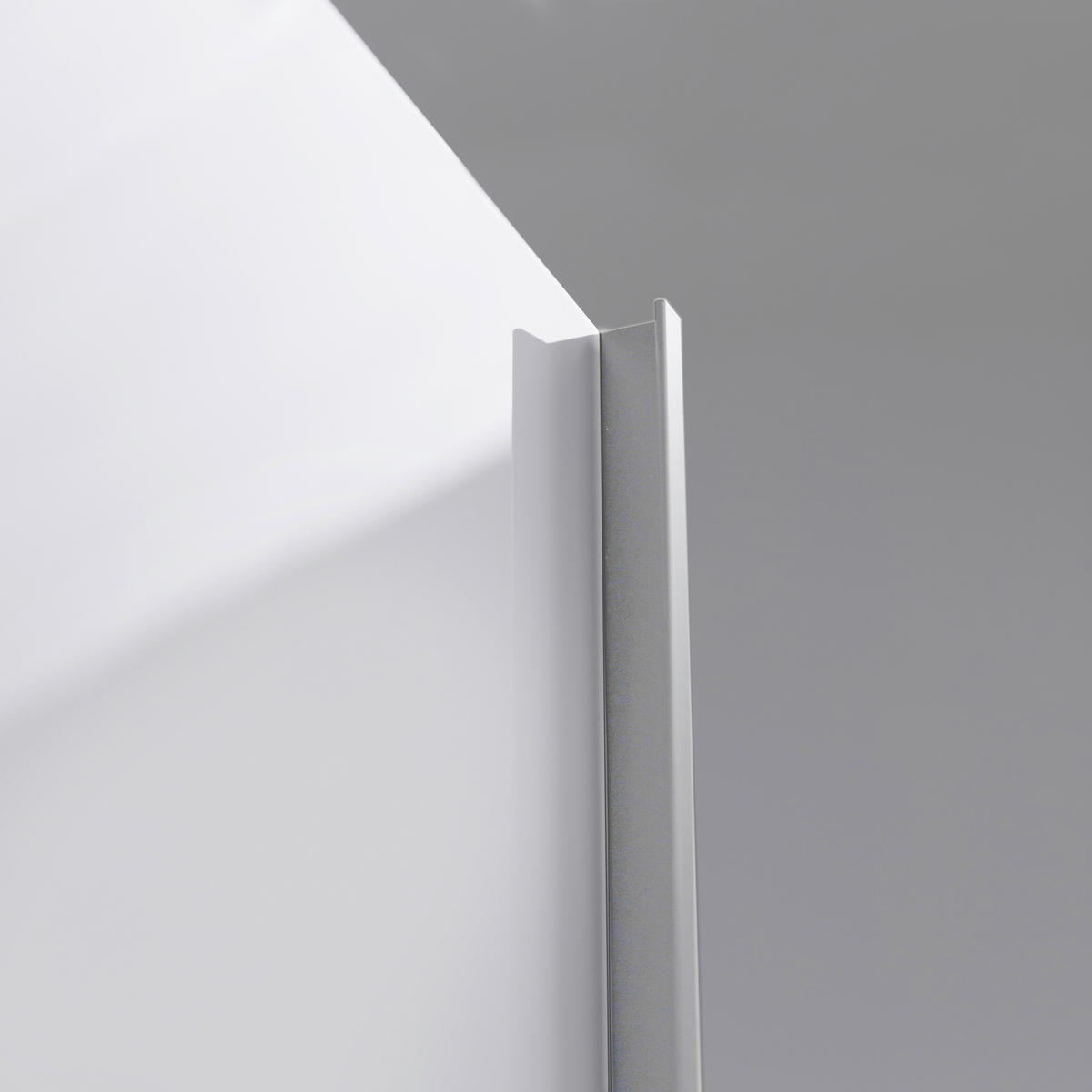 SCHIEBETÜRENSCHRANK 150/210/62 cm 2-türig Weiß  - Weiß Hochglanz/Alufarben, MODERN, Holzwerkstoff/Metall (150/210/62cm) - MID.YOU