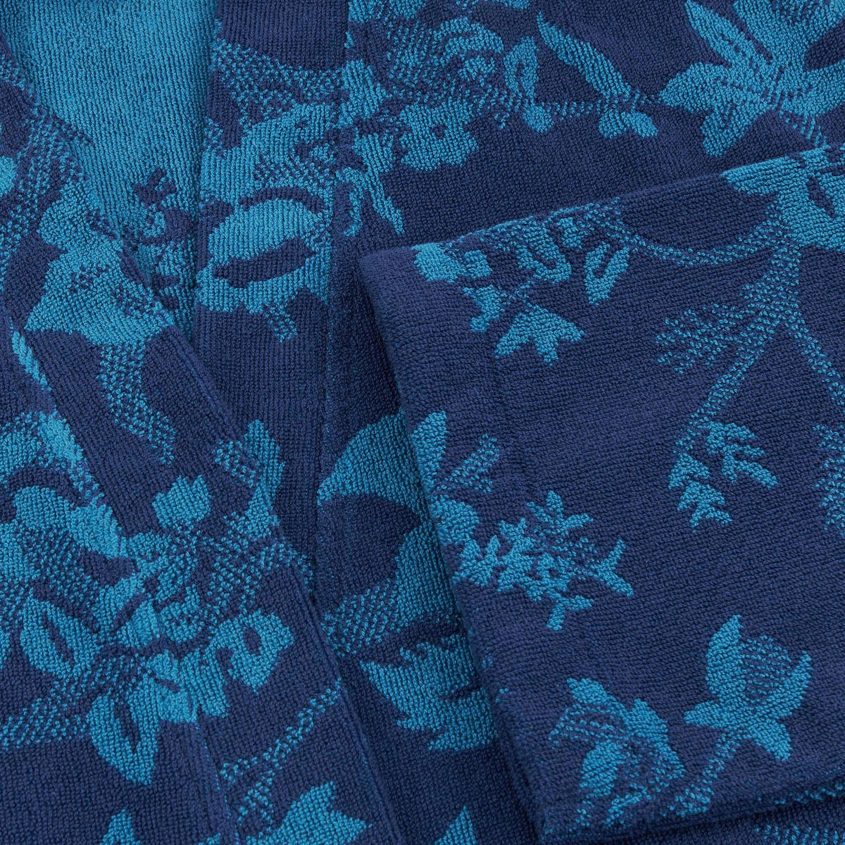 BADEMANTEL Genova  - Blau, Basics, Textil (Mnull) - Bassetti