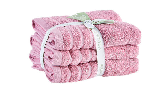 FROTTIERSET 50/90 cm Lila - Lila, Basics, Textil (50/90cm) - Esposa
