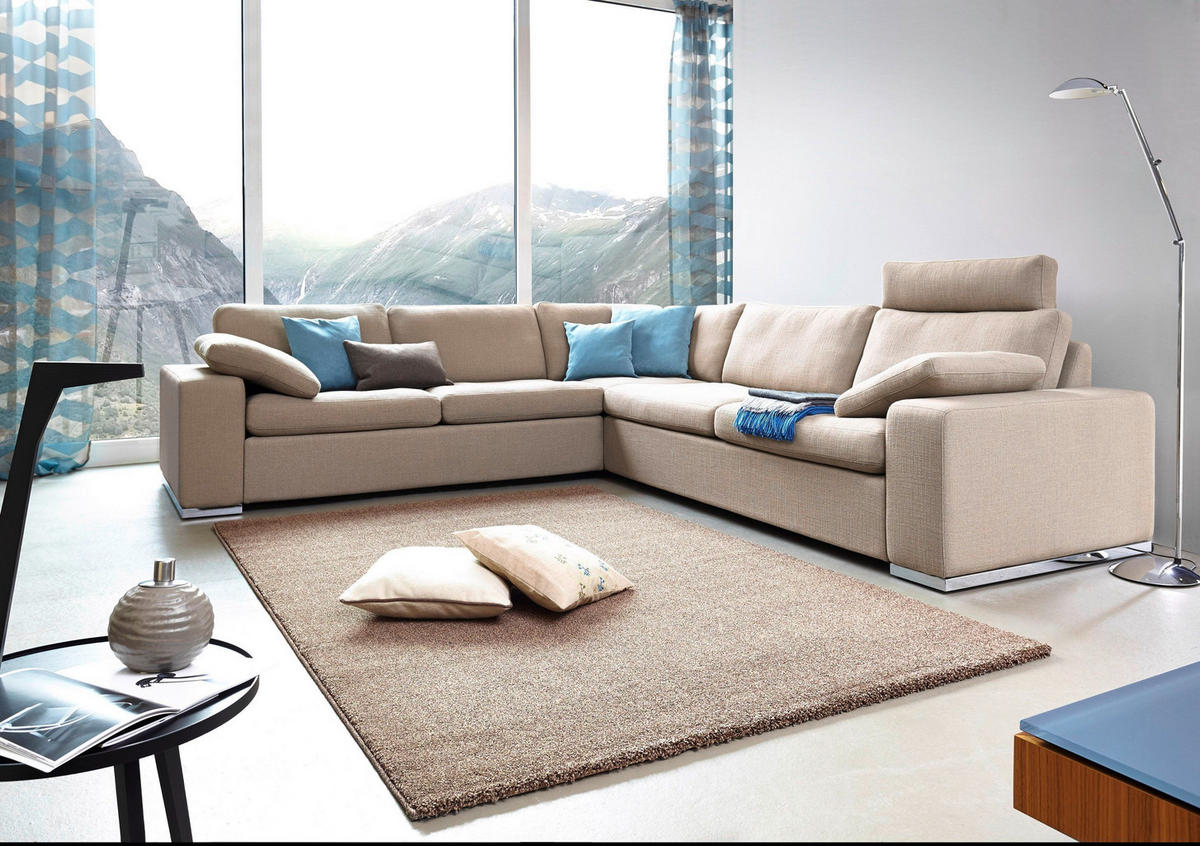 HOCHFLORTEPPICH 67/130 cm Samoa Braun  - Braun, KONVENTIONELL, Kunststoff/Textil (67/130cm) - Novel