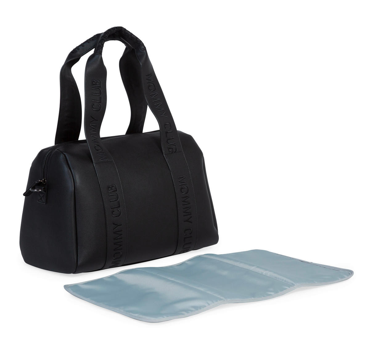 WICKELTASCHE Mommy Club Vegan Leder Schwarz  - Schwarz, KONVENTIONELL, Kunststoff (38/21/27cm) - Childhome