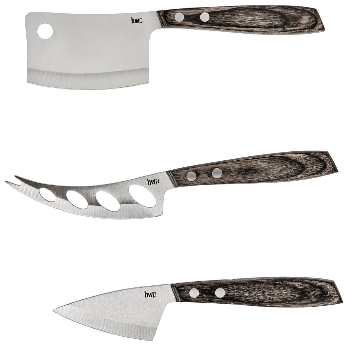 KÄSEMESSERSET  - LIFESTYLE, Holzwerkstoff/Metall - Homeware Profession.