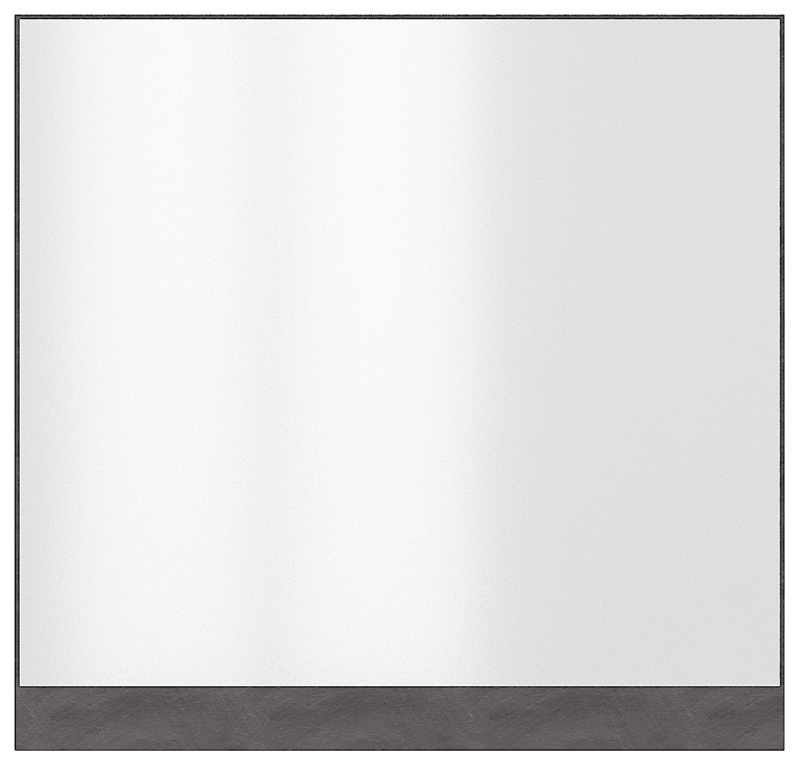WANDSPIEGEL 88,9/85/2 cm    in rechteckig  - Graphitfarben, Design, Glas/Holzwerkstoff (88,9/85/2cm) - MID.YOU
