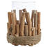 WINDLICHT - Klar/Naturfarben, Natur, Glas/Holzwerkstoff (18/23cm) - Ambia Home WINDLICHT - Klar/Naturfarben, Natur, Glas/Holzwerkstoff (18/23cm) - Ambia Home