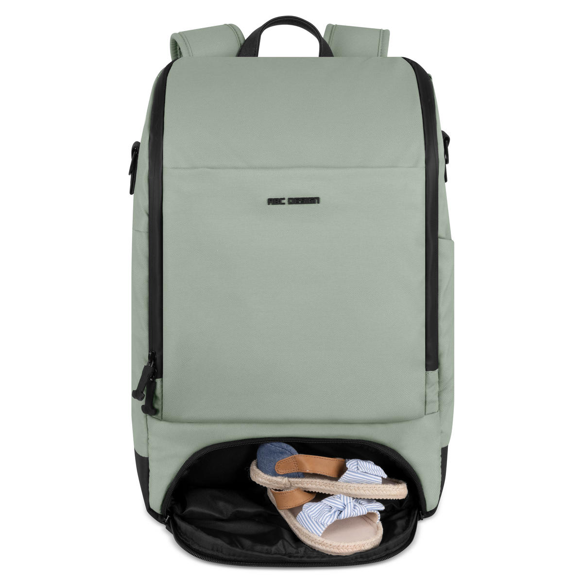 WICKELRUCKSACK Active  - Pastellgrün, Basics, Textil (44/30/17cm) - ABC Design