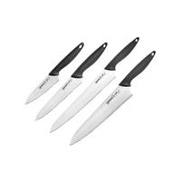 SET NOŽEVA      4-dijelni  GOLF  - srebrne boje/crna, Basics, metal/plastika - Samura
