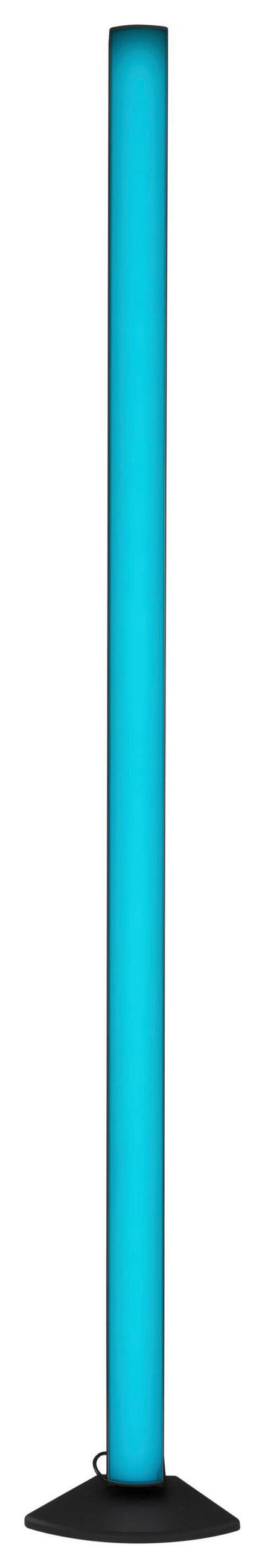 LED-STEHLEUCHTE 17,5/13/121,5 cm    - Schwarz/Weiß, LIFESTYLE, Kunststoff (17,5/13/121,5cm) - Novel