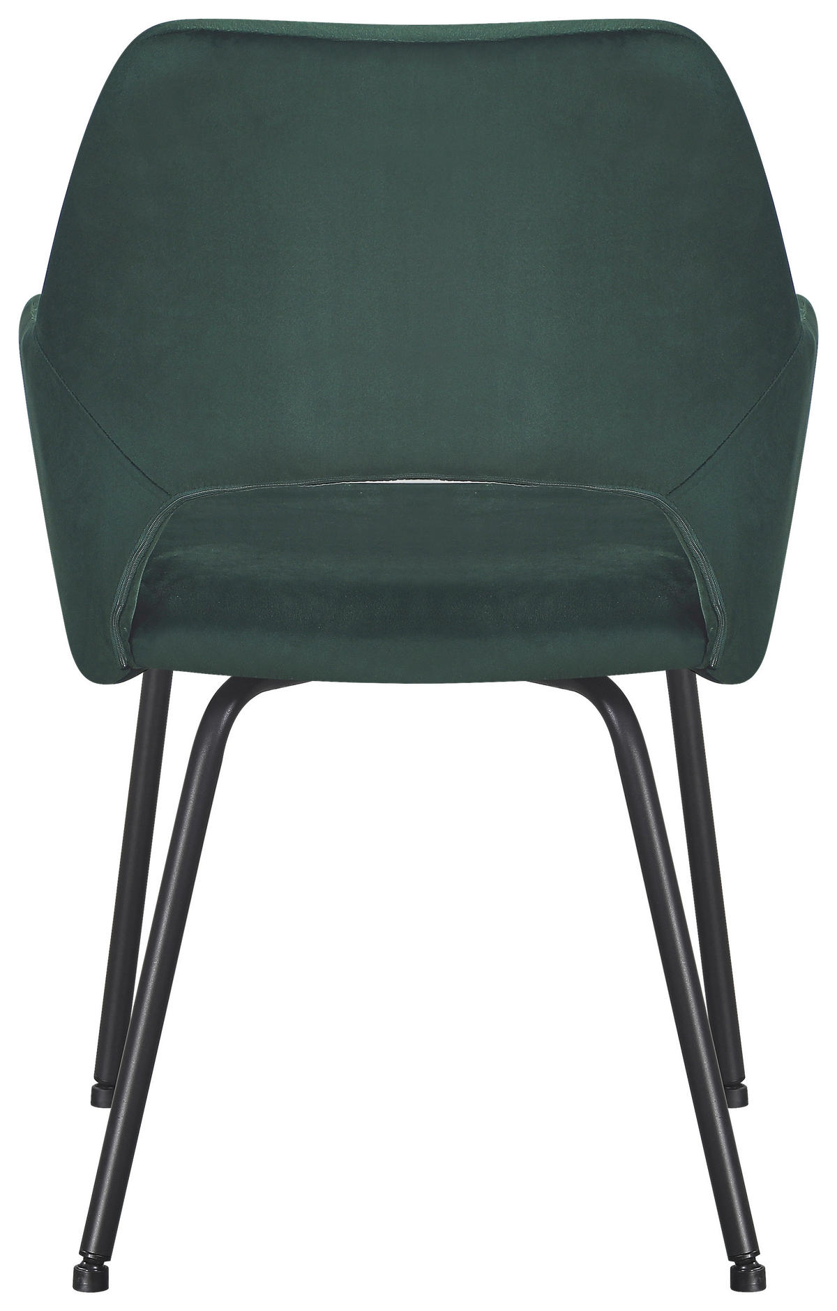 STOL MED ARMSTÖD järn manchester  - grön/svart, Klassisk, metall/textil (58/86/59cm) - Hom`in