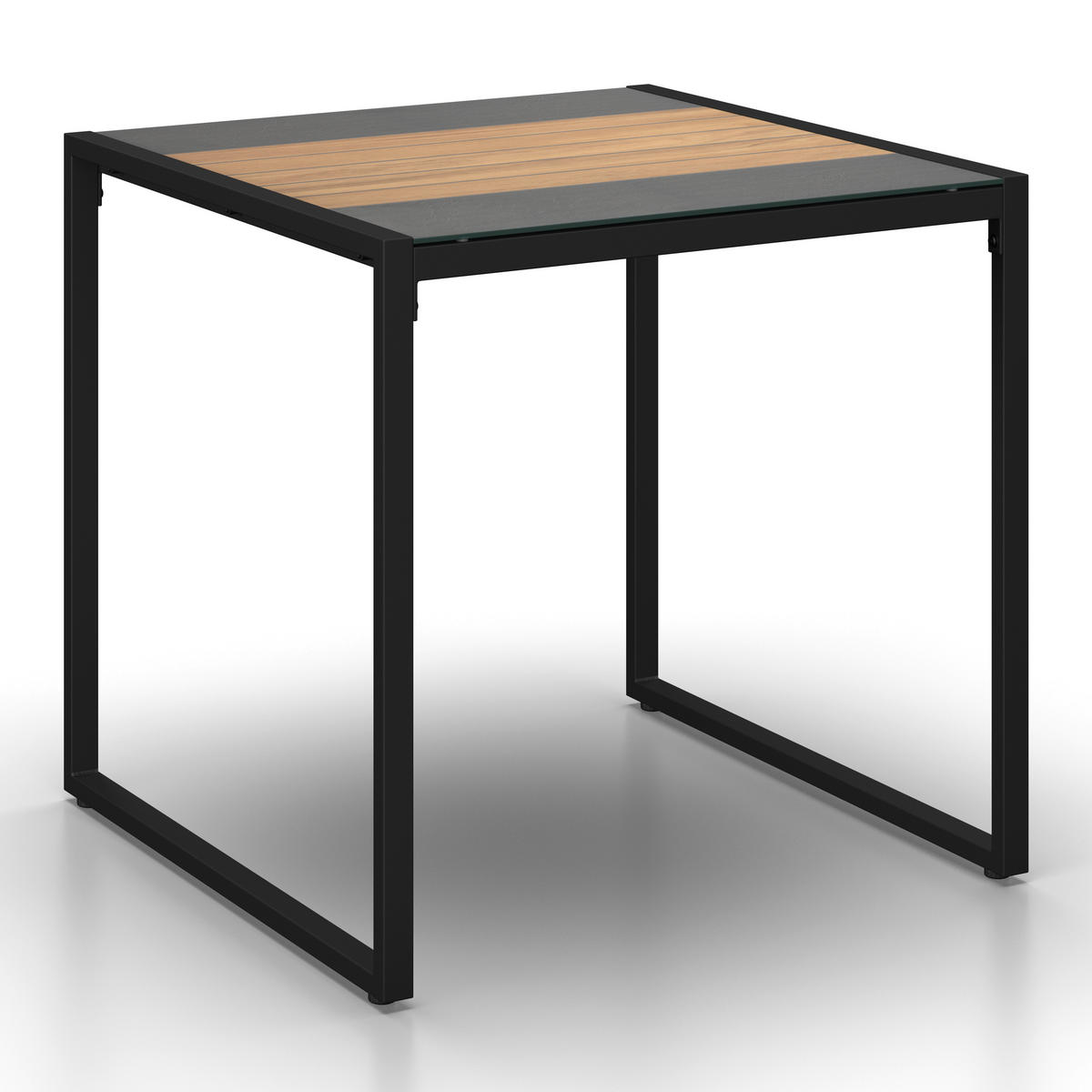 BAŠT. GARNITURA ZA RUČAVANJE 2 dela  - prirodna boja/svetlosiva, Moderno, staklo/metal (181/73/65cm) - Bessagi Garden