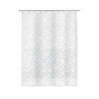 DUSCHVORHANG BANG 180/200 cm  - Weiß, Basics, Kunststoff (180/200cm) - Spirella