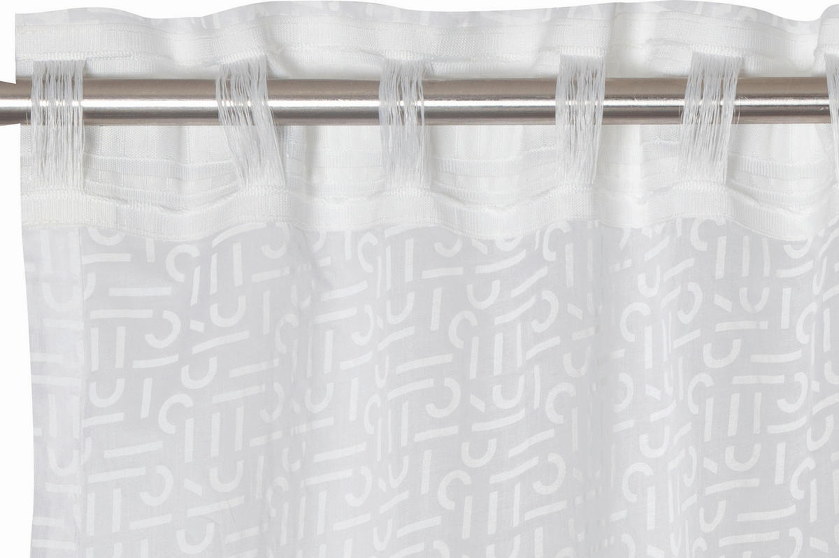 ESPRIT ZAVJESA E-SCATTER bijela   - bijela, Basics, tekstil (130/250cm) - Esprit