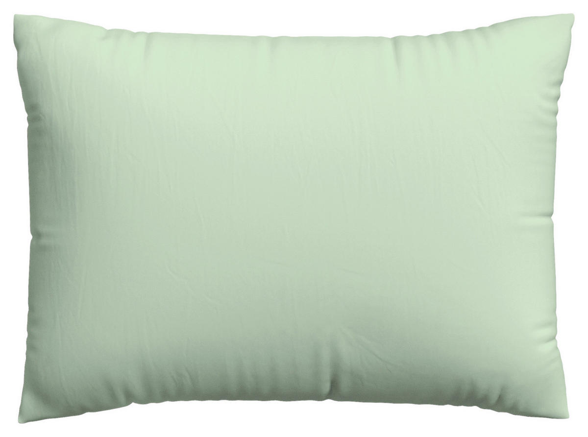 KISSENHÜLLE EASY JERSEY 40/60 cm  - Hellgrün, Basics, Textil (40/60cm) - Schlafgut