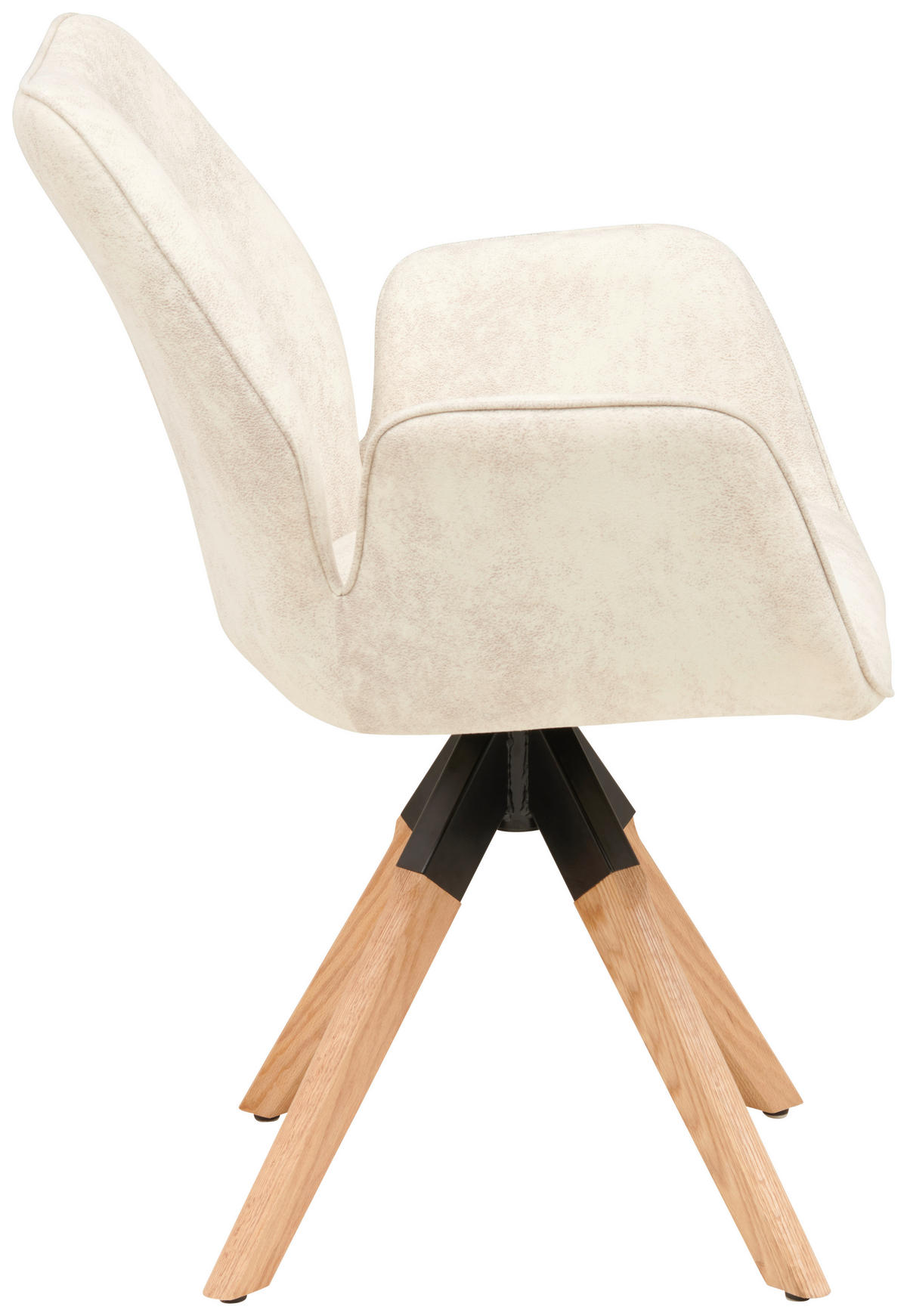ARMLEHNSTUHL in Holz, Textil Naturfarben, Beige  - Beige/Naturfarben, MODERN, Holz/Textil (61/86/62cm) - Livetastic
