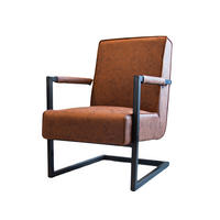 SESSEL in Mikrofaser Cognac  - Cognac, MODERN, Textil (62/84/70cm) - MID.YOU