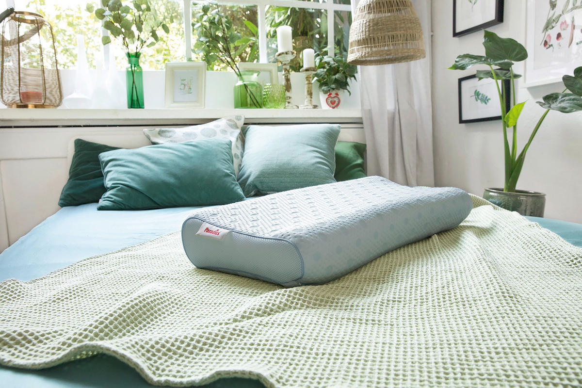 NACKENKISSEN 33/65 cm FLEXOGEL HARMONY  - Weiß, Basics, Textil (33/65cm) - Paradies