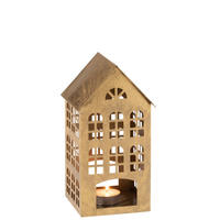 KERZENHALTER - Goldfarben, Basics, Metall (17,5/17/32,5cm) - X-Mas