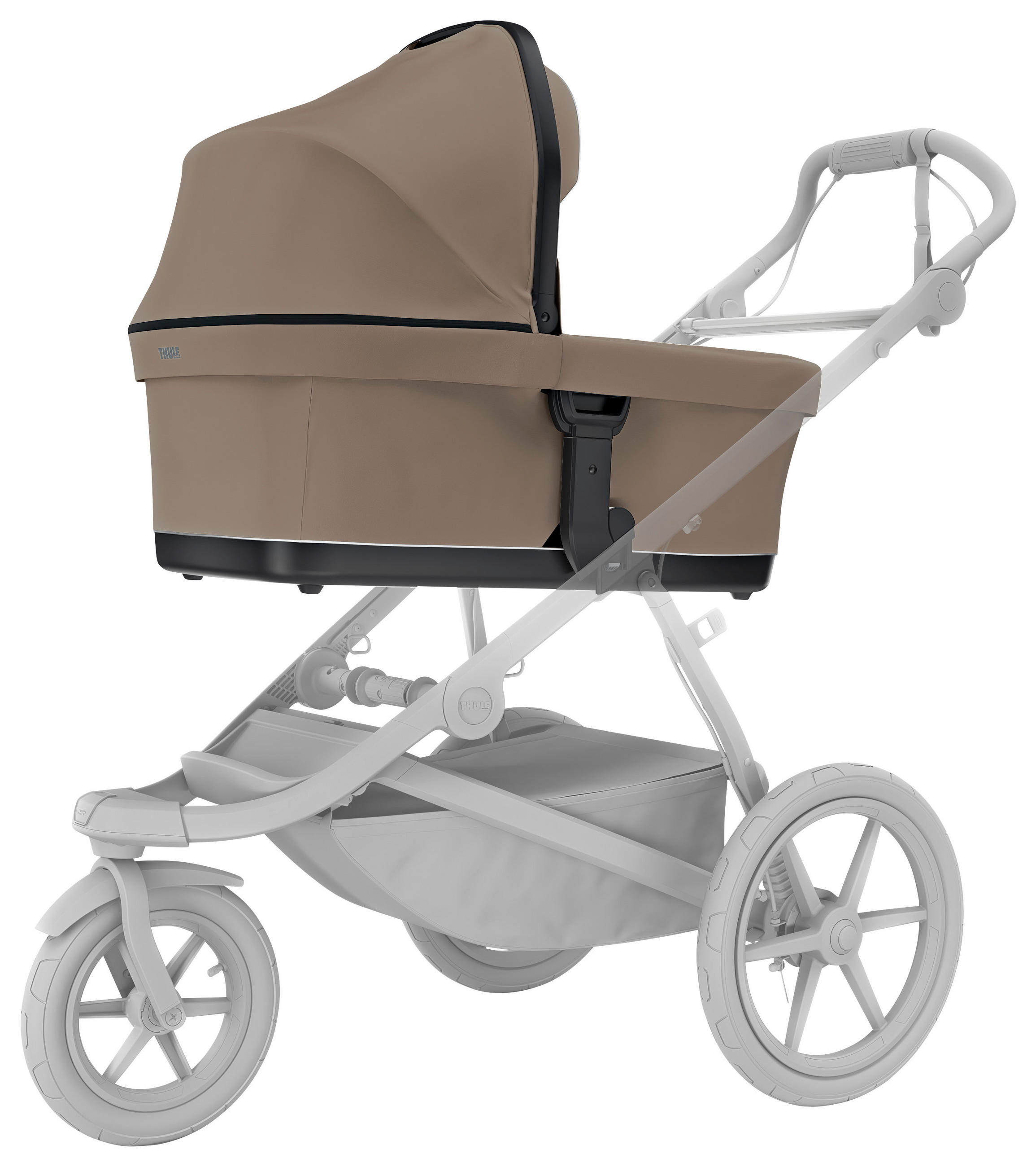 LIEGEWANNE Urban Glide  - Taupe/Grauweiß, Basics, Textil (84,5/48,5/18,5cm) - Thule