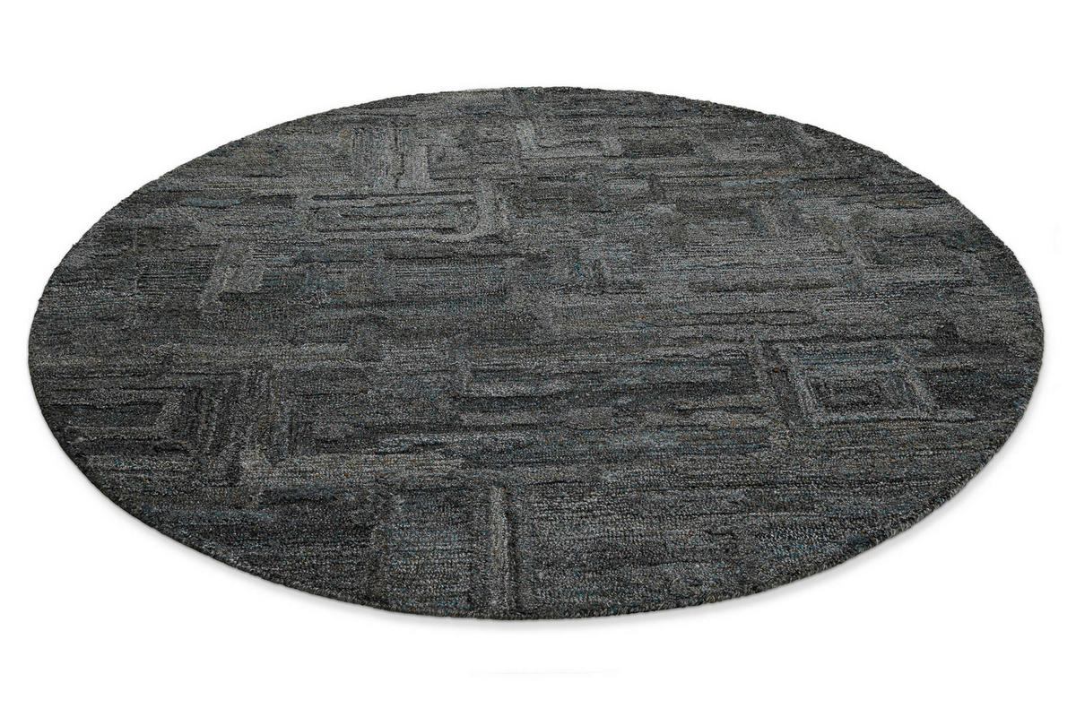 WEBTEPPICH 200 cm Hamptons Fortytwo Dunkelgrau  - Dunkelgrau, KONVENTIONELL, Textil (200cm) - WECON HOME