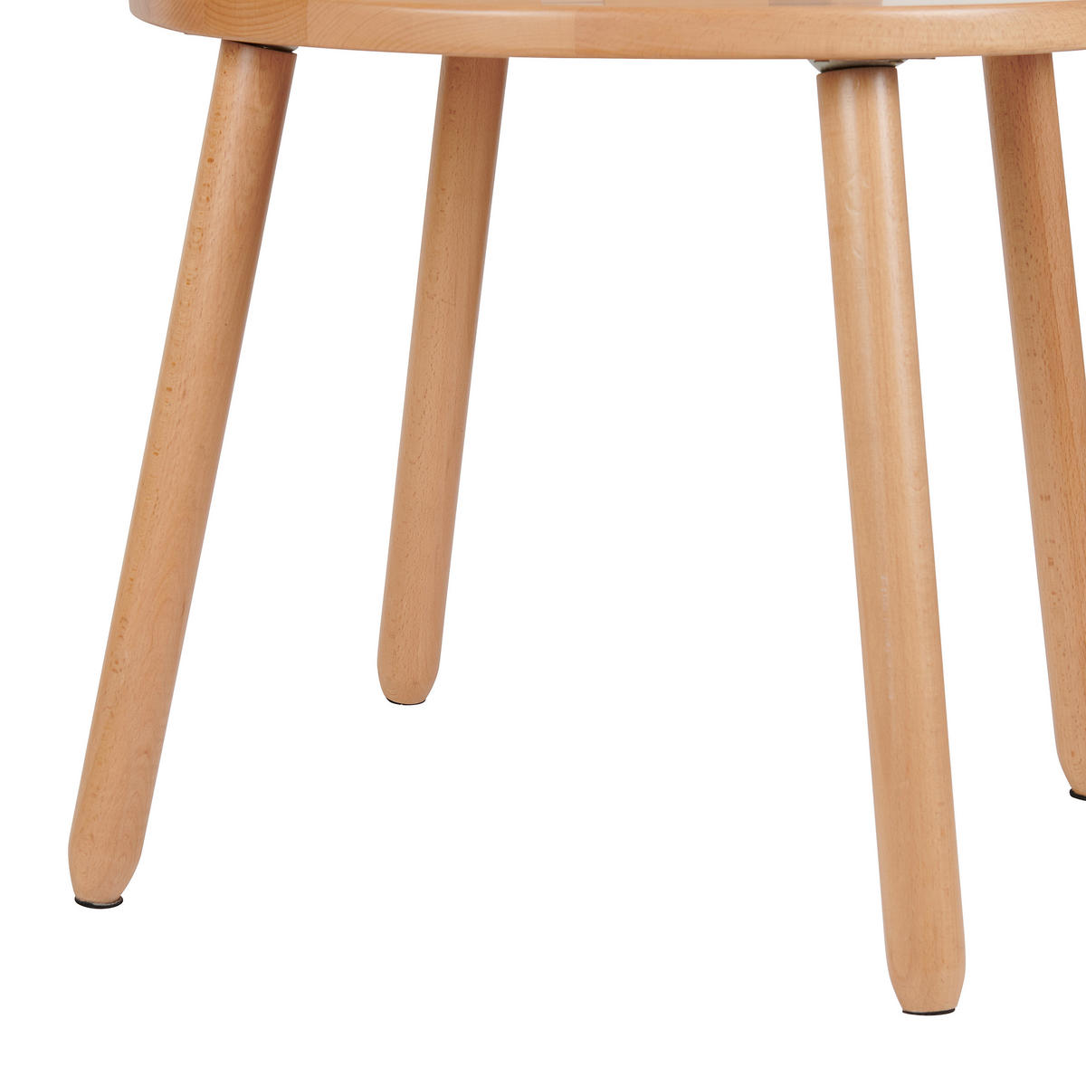 DJEČJI STOL  JECKY  - prirodne boje, Natur, drvo (55/48cm) - Jimmylee
