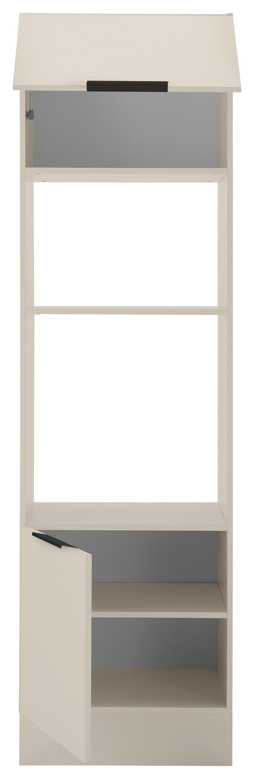 SKÅP FÖR VITVAROR 60/211/57 cm  i kashmir  - svart/kashmir, Basics, metall/trämaterial (60/211/57cm) - Xora