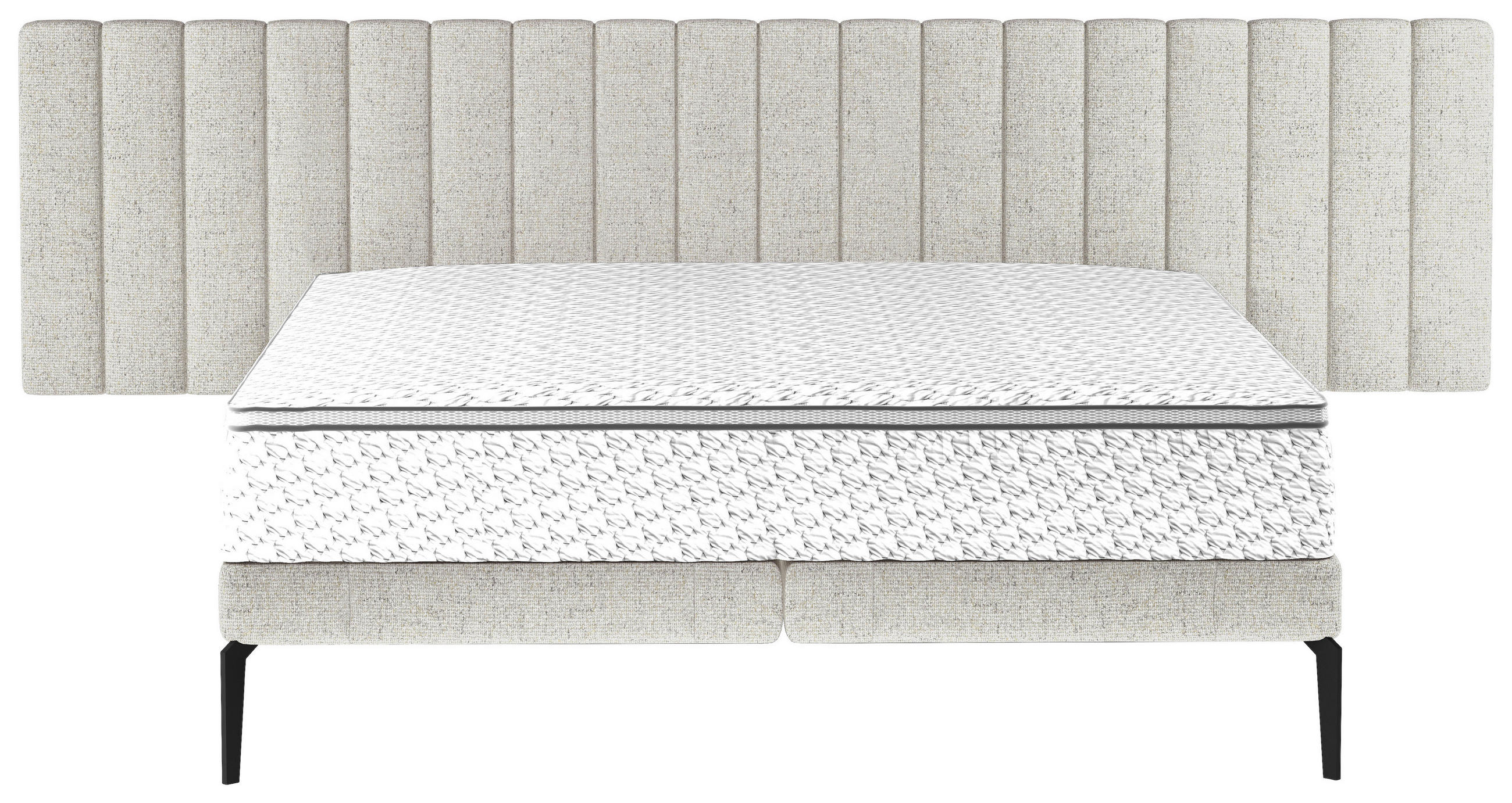 KONTINENTALSÄNG 180/200 cm  i  - svart, Modern, trä/textil (180/200cm) - Johann Jakob