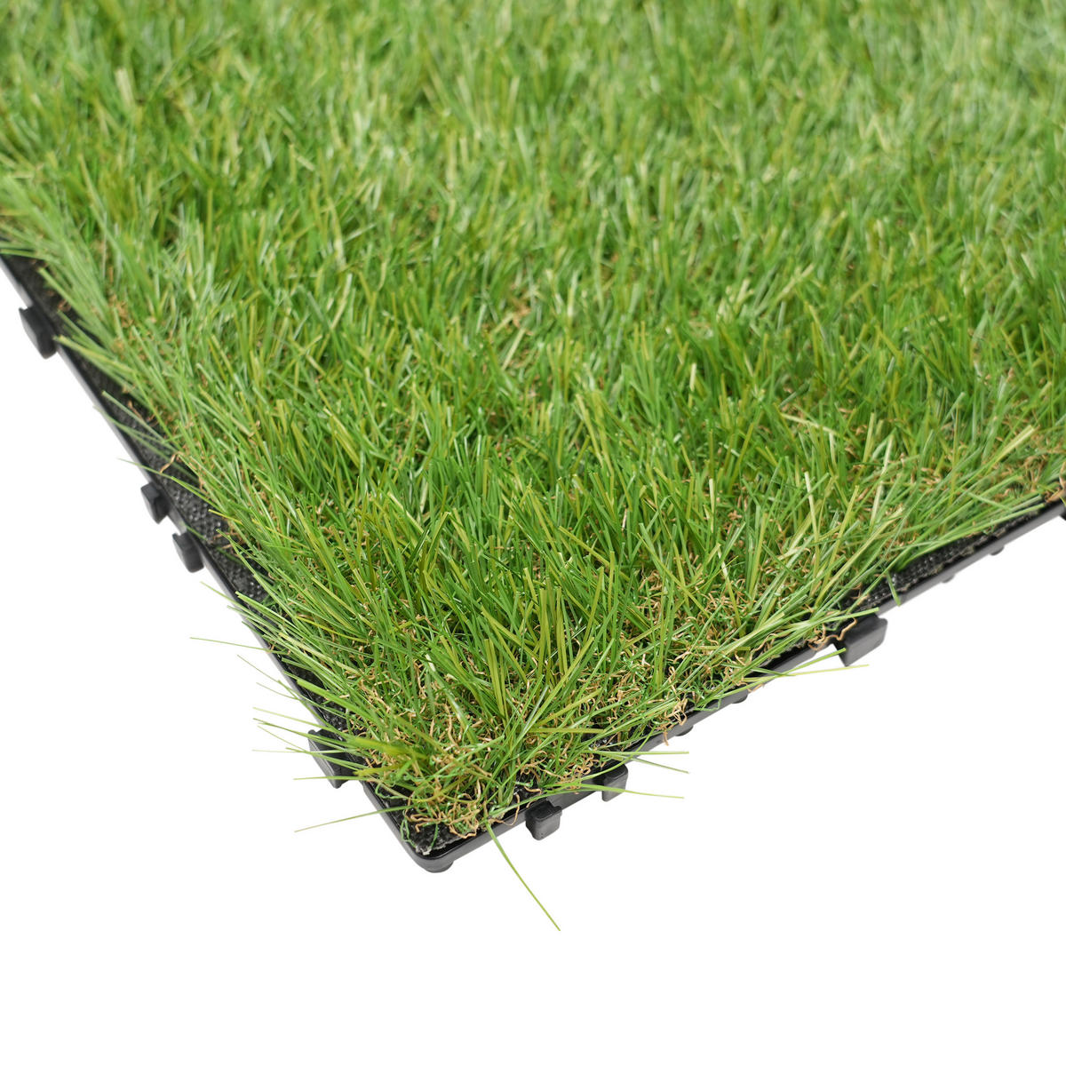 TERRASSENFLIESE 11 Stück  - Grün, Kunststoff (30/30/2,1cm) - Ambia Garden