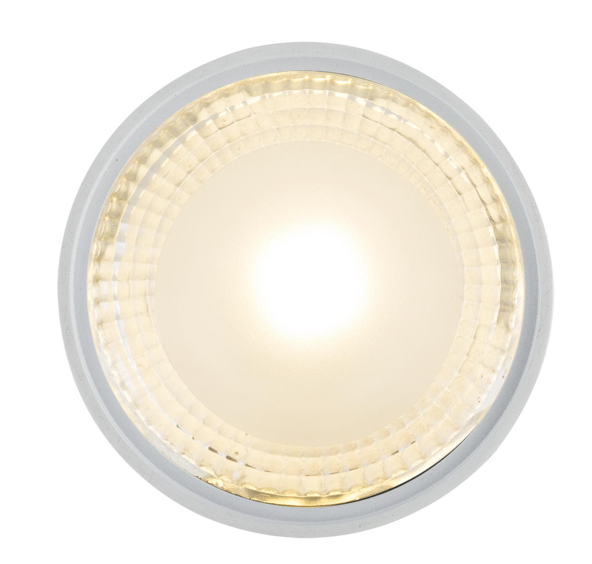 LED-DECKENLEUCHTE Serena 11,3/8 cm   - Weiß, Design, Metall (11,3/8cm) - Globo