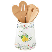 SET KUHINJSKIH POMAGALA  - zelena/žuta, Basics, drvo/keramika (15/15/32cm) - Easy Life