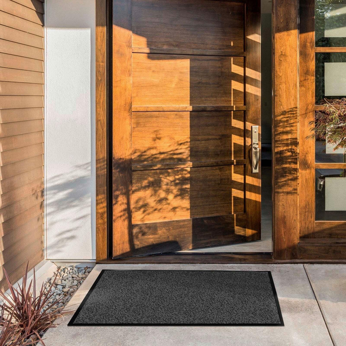 SCHMUTZFANGMATTE  60/90 cm  Anthrazit  - Anthrazit, KONVENTIONELL, Kunststoff (60/90cm) - Floordirekt
