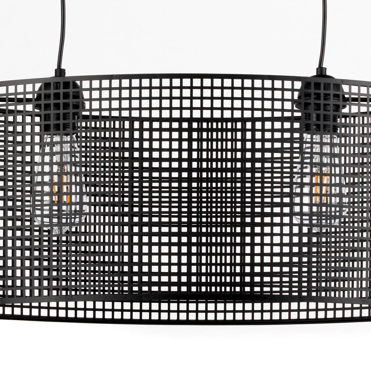 HÄNGELEUCHTE 60/27/90 cm   - Schwarz, Design, Metall (60/27/90cm)