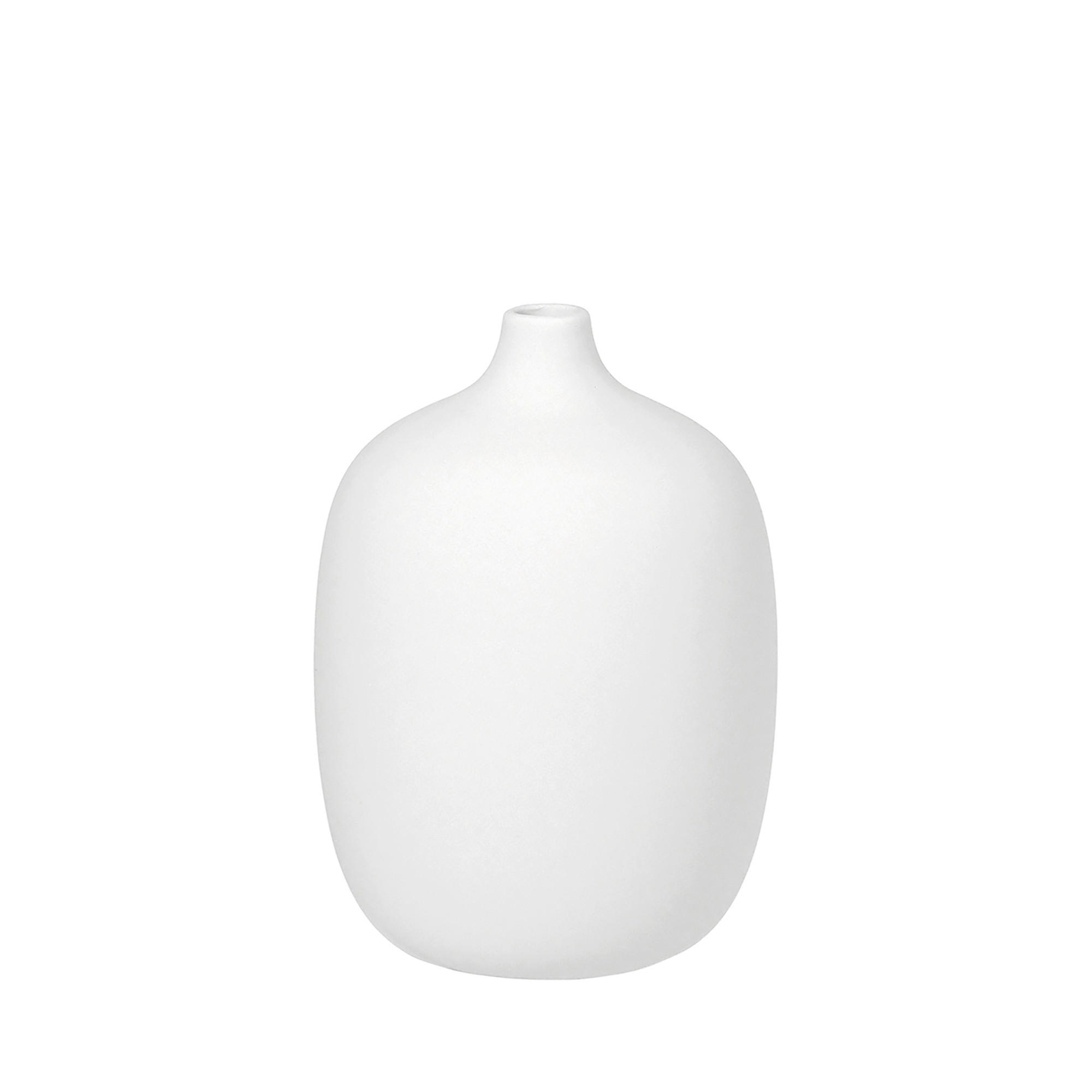 VASE CEOLA 18 cm - Weiß, Design, Keramik (13,5/18,5cm) - Blomus