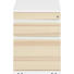 ROLLCONTAINER - Eschefarben/Weiß, Design, Holz/Holzwerkstoff (45/62,5/59,8cm) - Invivus ROLLCONTAINER - Eschefarben/Weiß, Design, Holz/Holzwerkstoff (45/62,5/59,8cm) - Invivus