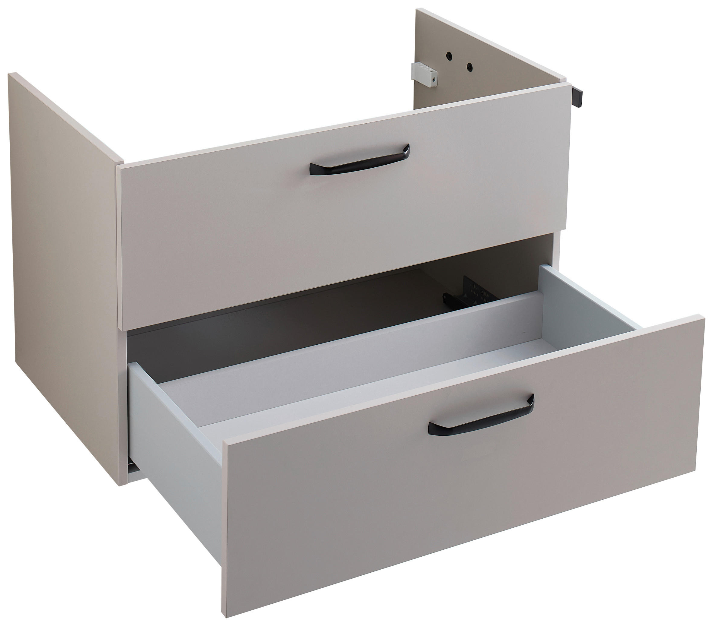 DONJI ELEMENT UGRADNOG LAVABO  kašmir  kašmir  - kašmir/crna, Moderno, metal/pločasti materijal (80/51,3/45cm) - Xora