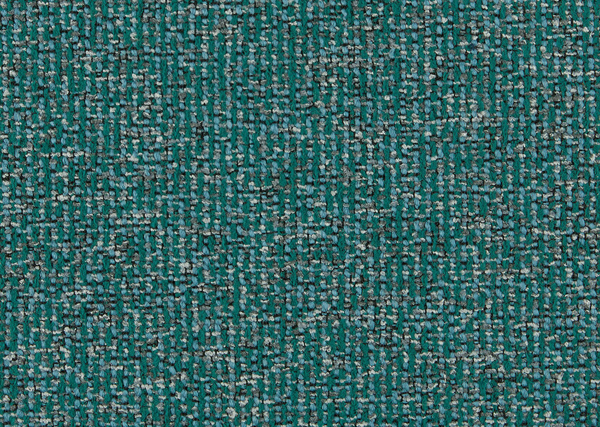 ECKSOFA in Struktur Petrol  205/284 cm  - Petrol/Schwarz, Design, Kunststoff/Textil (205/284cm) - Xora