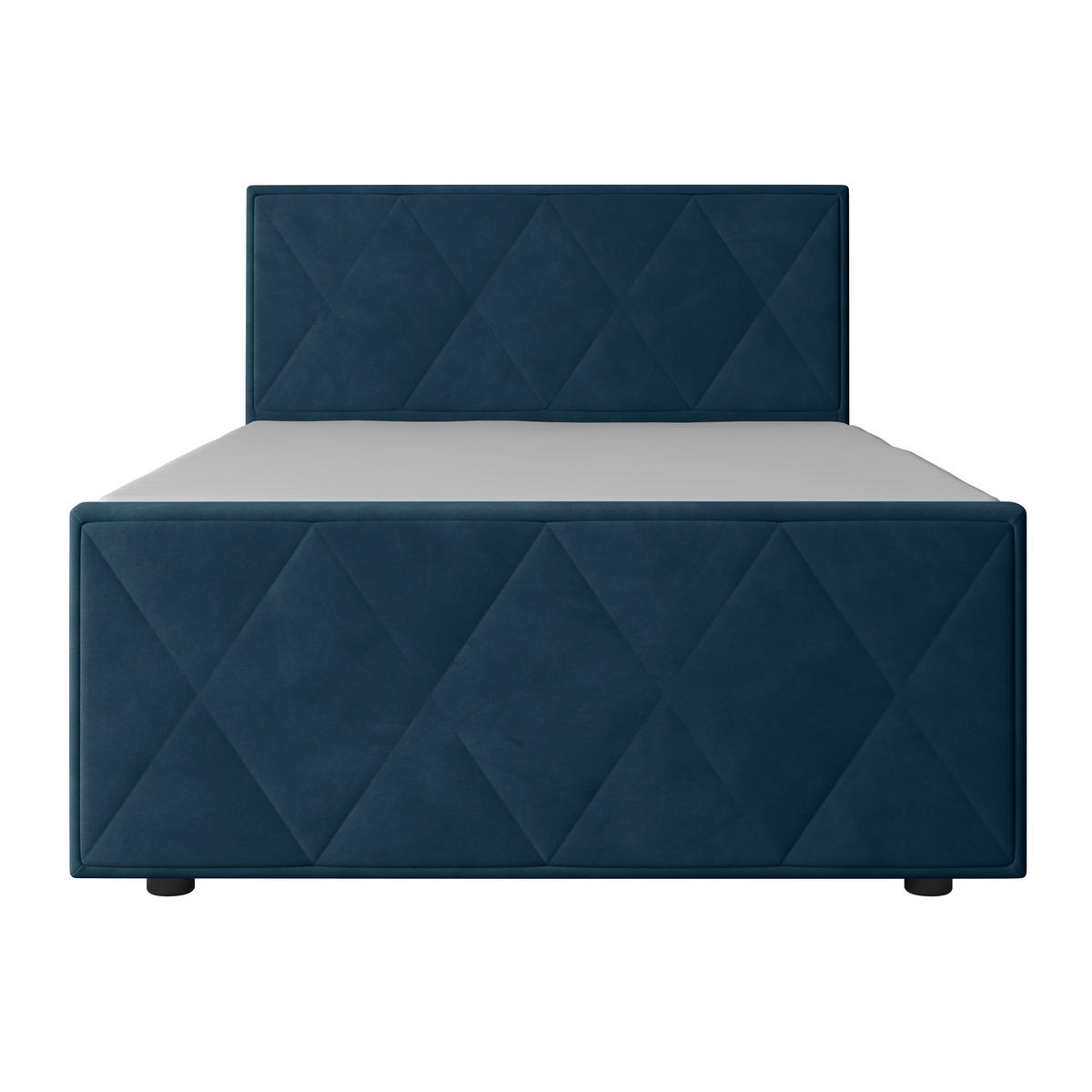 BOXSPRINGBETT 140/200 cm  in Blau  - Blau, MODERN, Holz/Kunststoff (140/200cm) - MID.YOU