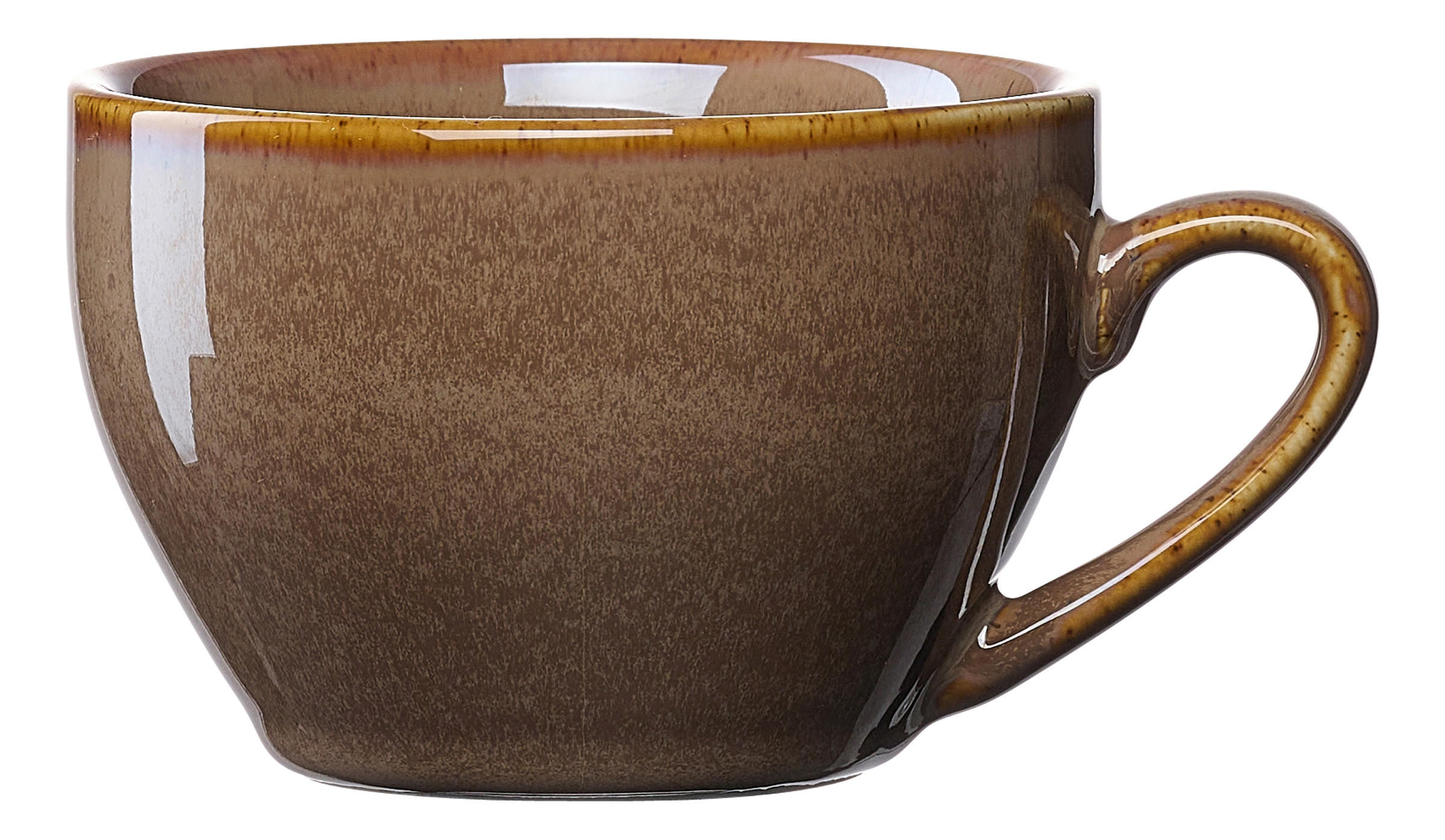 KAFFEETASSE Sahara 250 ml  - Dunkelbraun, KONVENTIONELL, Keramik (12/9,4/6cm) - Ritzenhoff Breker