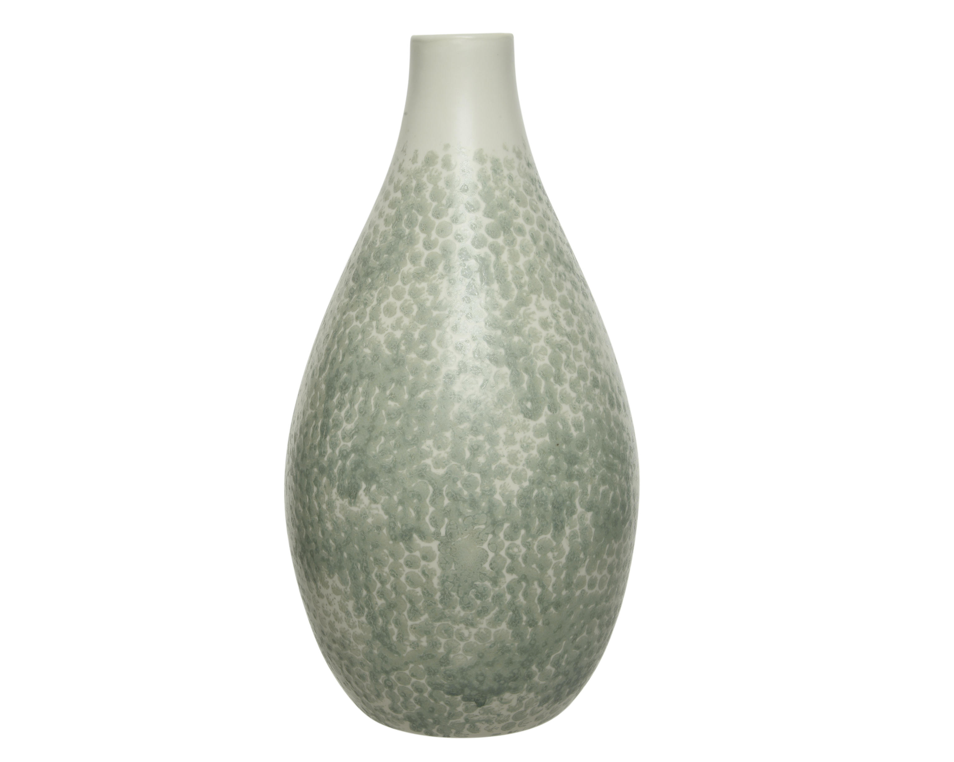 VAZA  20/40 cm    keramika  - zelena, Basics, keramika (20/40cm)