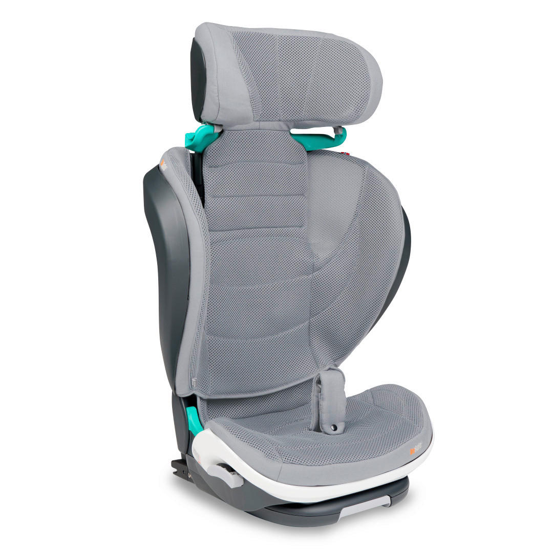 DJEČJA AUTOSJEDALICA  IZI FLEX FIX 2 I-SIZE  - svijetlo siva, Basics, tekstil/plastika (7kg) - Besafe