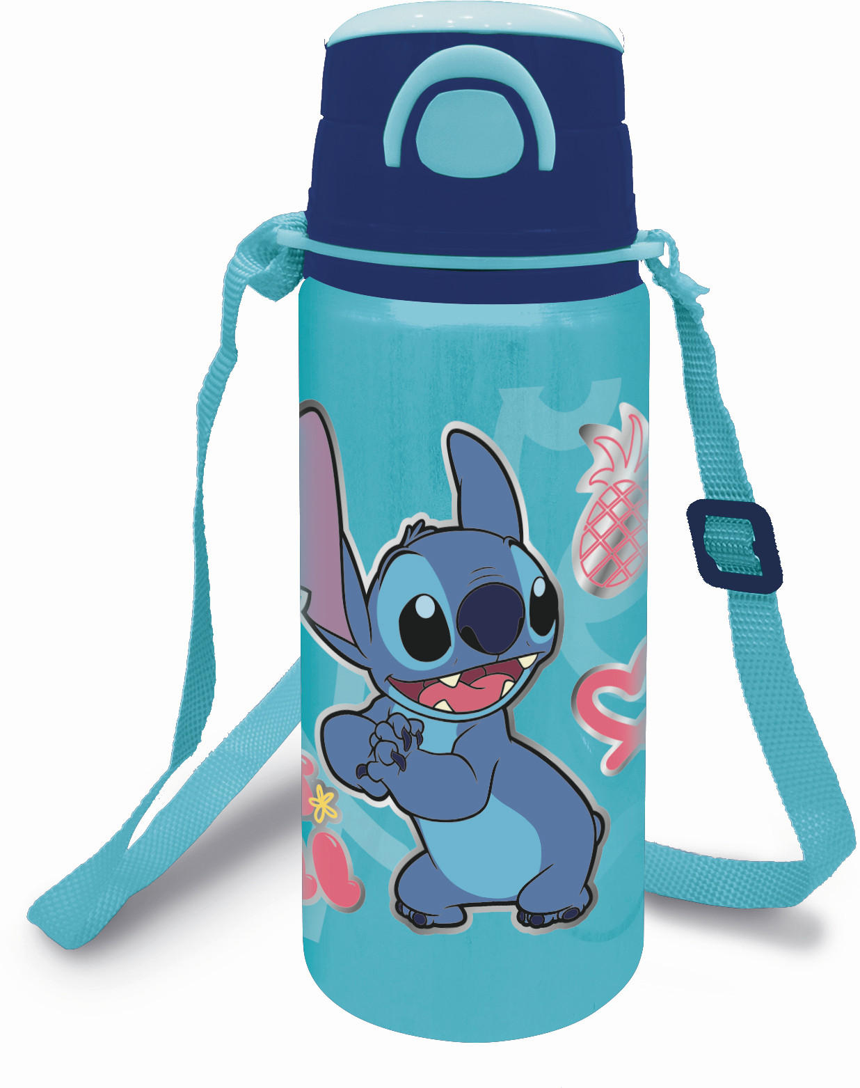 KINDERTRINKFLASCHE  - Türkis, Basics, Kunststoff/Metall (7,5/7,5cm) - Disney