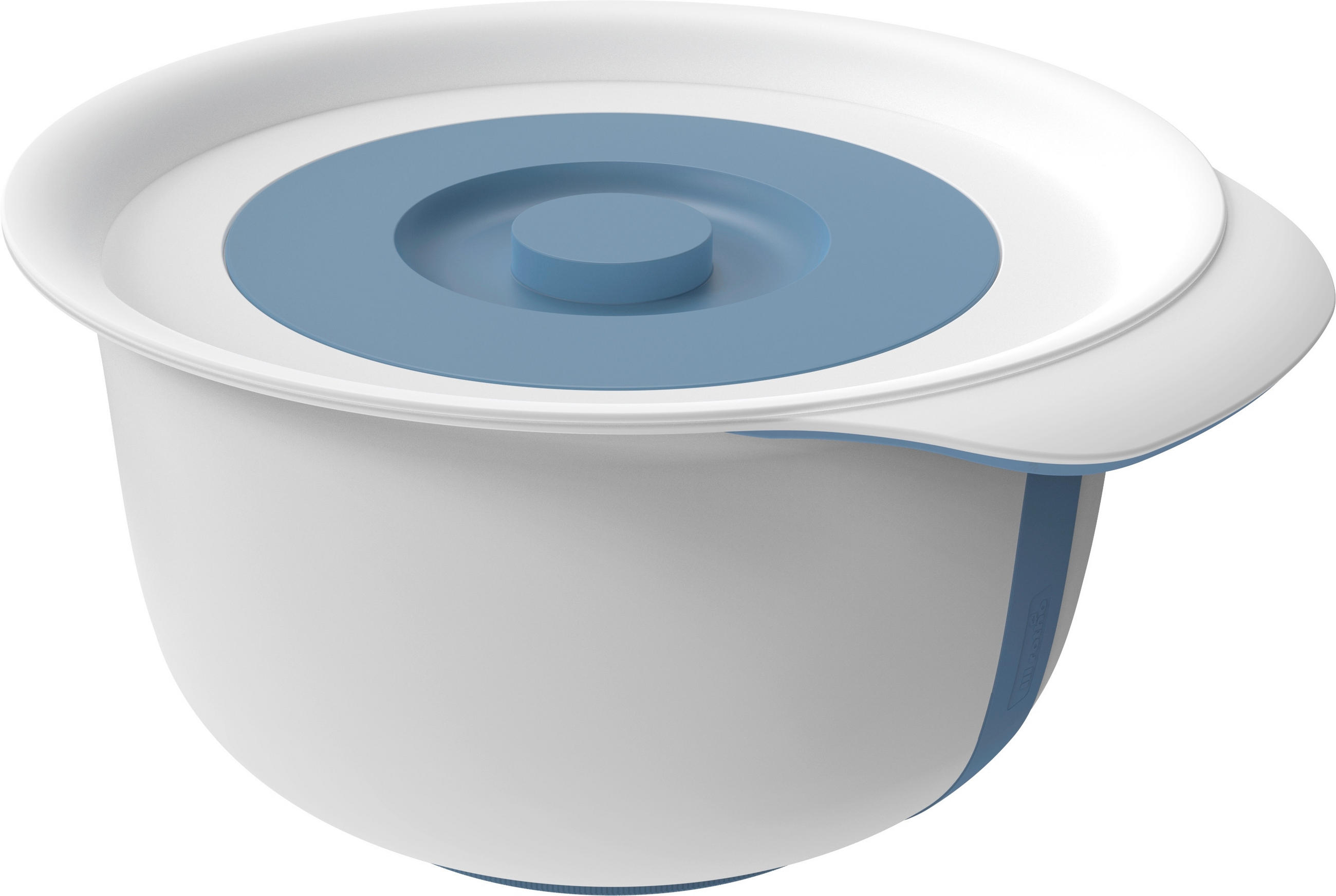 RÜHRSCHÜSSEL - Blau/Weiß, Basics, Kunststoff (28,8/26/14,2cm) - Rotho