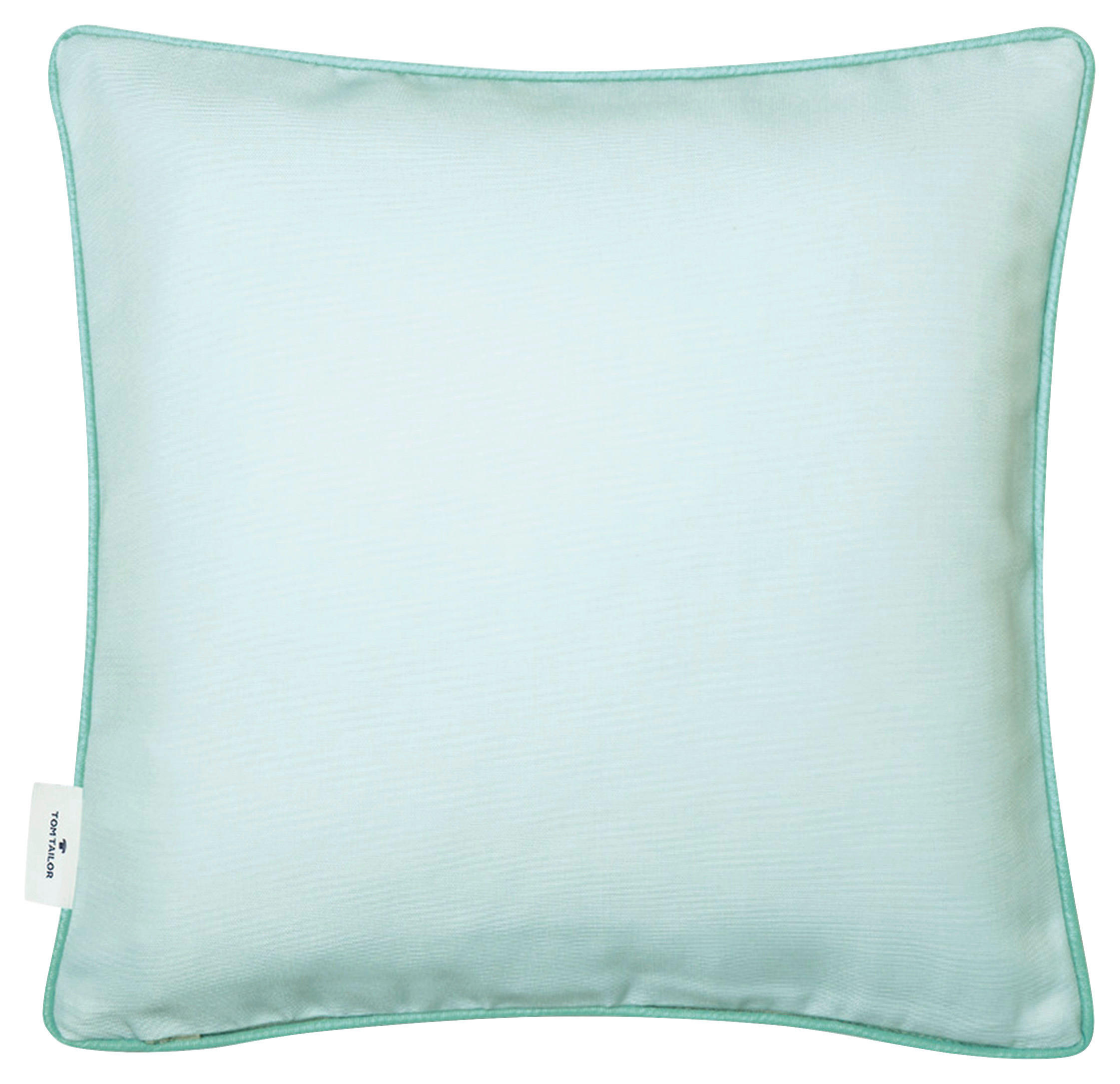 KUDDFODRAL Dove Signature 40/40 cm  - jadegrön, Klassisk, textil (40/40cm) - Tom Tailor