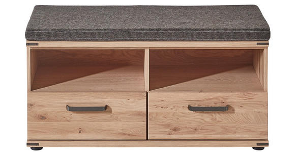 GARDEROBE in 265/205/41 cm - Eichefarben, Natur, Holz/Textil (265/205/41cm) - Linea Natura