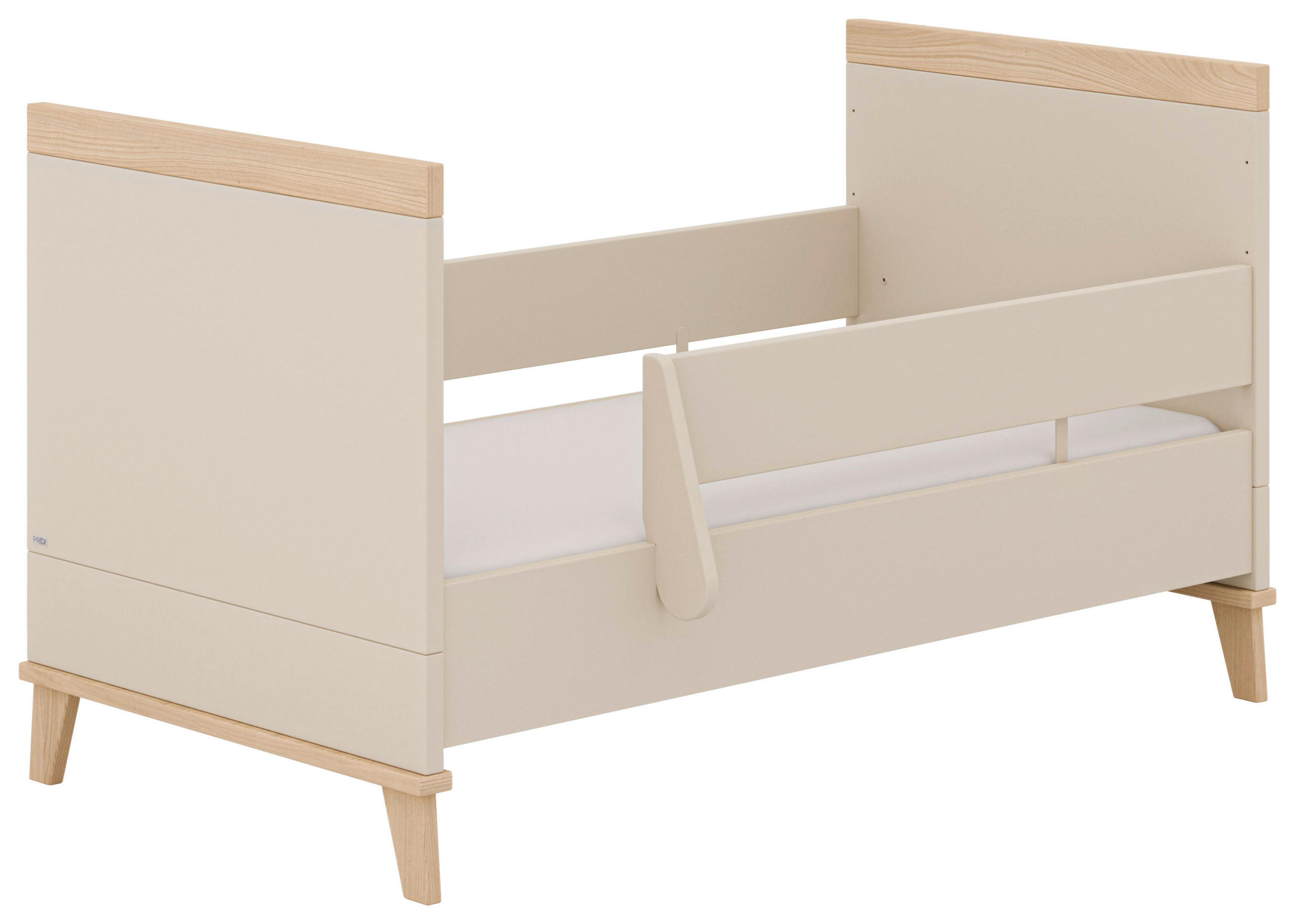 BABYBETT-SICHERHEITSSET - Beige, Basics, Holzwerkstoff (146cm) - Paidi