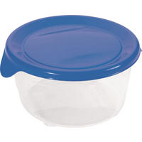 POSODA ZA SHRANJEVANJE     13/13/7 cm         - modra/prozorno, Basics, umetna masa (13/13/7cm) - Curver