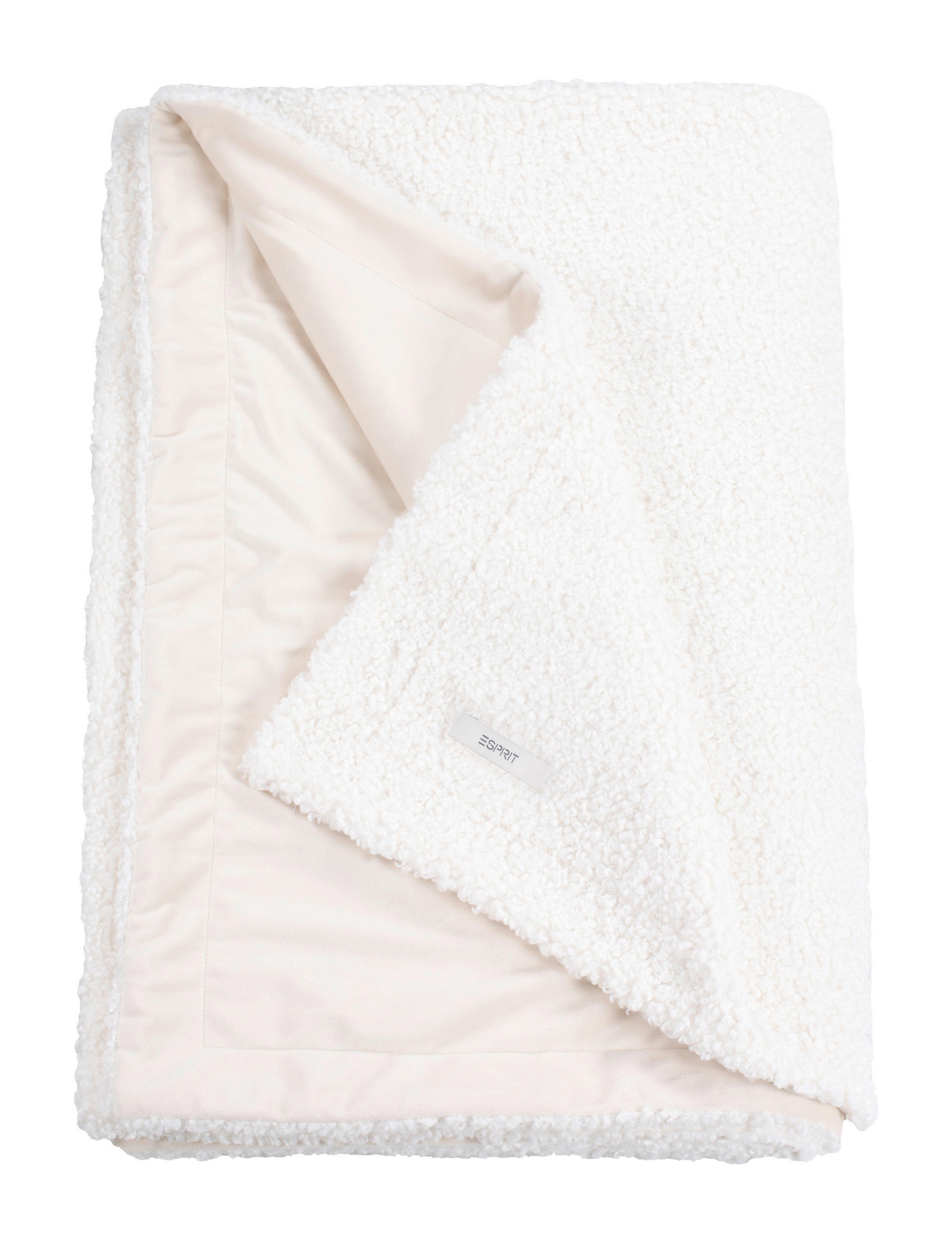 PLAID E-Teddy 130/170 cm  - Naturfarben, Basics, Textil (130/170cm) - Esprit