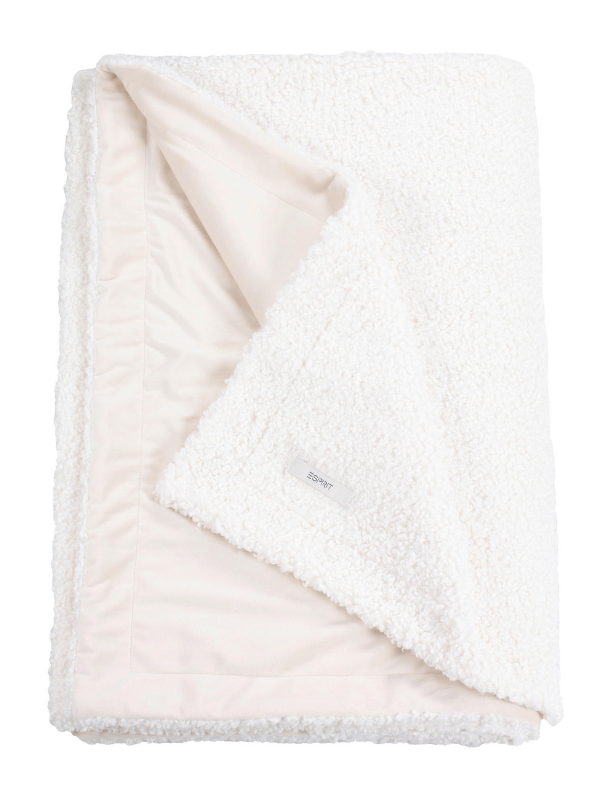 PLAID E-Teddy 130/170 cm  - Naturfarben, Basics, Textil (130/170cm) - Esprit