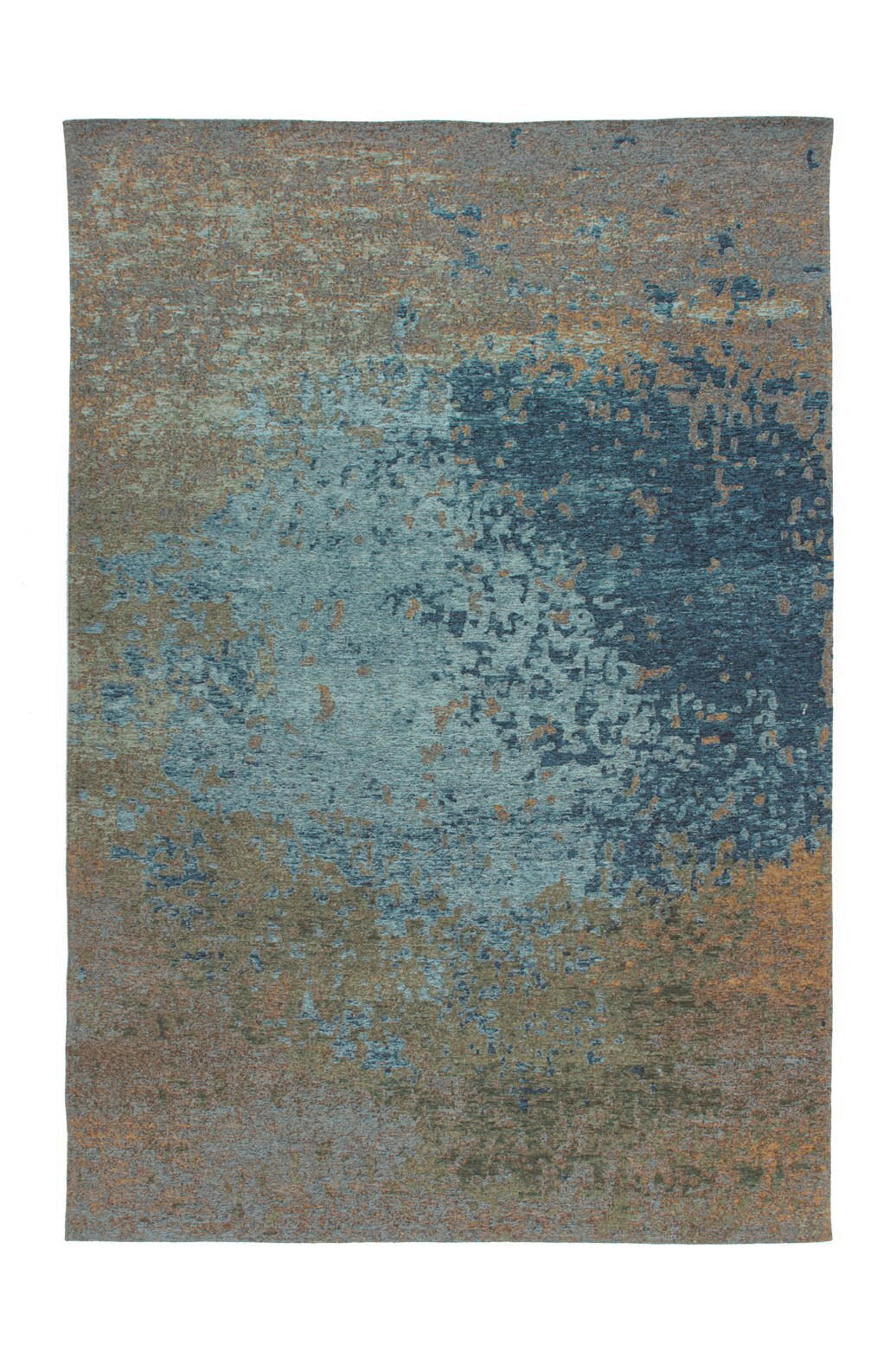 LÄUFER 75/150 cm Blaze 100 Multi / Blau Blau, Multicolor  - Blau/Multicolor, KONVENTIONELL, Textil (75/150cm)