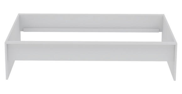BETTRAHMEN 120/200 cm in Weiß - Weiß, KONVENTIONELL, Holzwerkstoff (120/200cm) - Hom`in