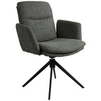 NASLANJAČ, kovina, tekstil temno zelena  - črna/temno zelena, Design, kovina/tekstil (62/88/64cm) - Novel