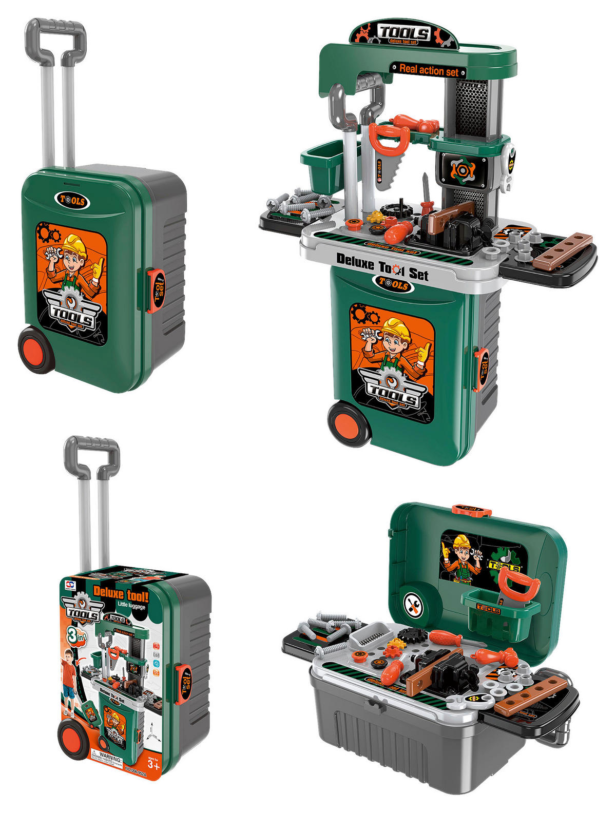 KINDER-WERKZEUGKOFFER  - Basics (24,5/16/39cm)